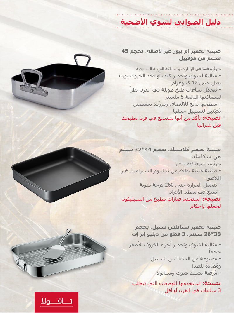 الصواني الاساسية لشوي لحم الخروف بالفرن - عيد الاضحى