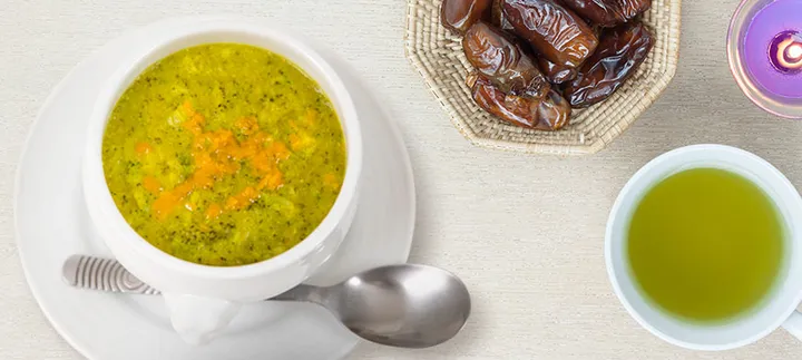 شوربة البروكلي بالجبن